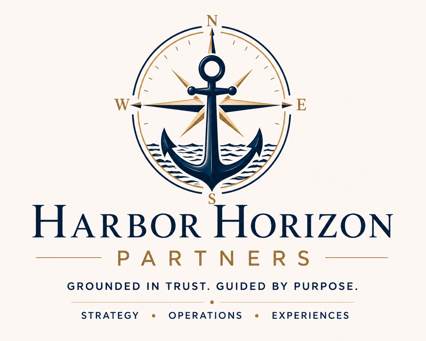Harbor Horizon Partners anchor and compass logo